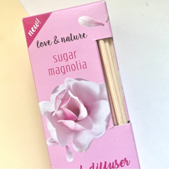 🏷️ Love & Nature Sugar Magnolia petals & seed diffuser with essential oils - Picture 10 of 14